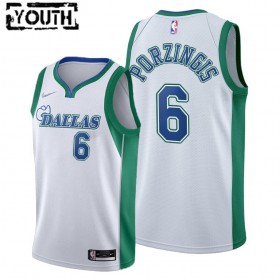Dallas Mavericks Kristaps Porzingis 6 Nike 2021-22 City Edition Lasten Pelipaidat Swingman
